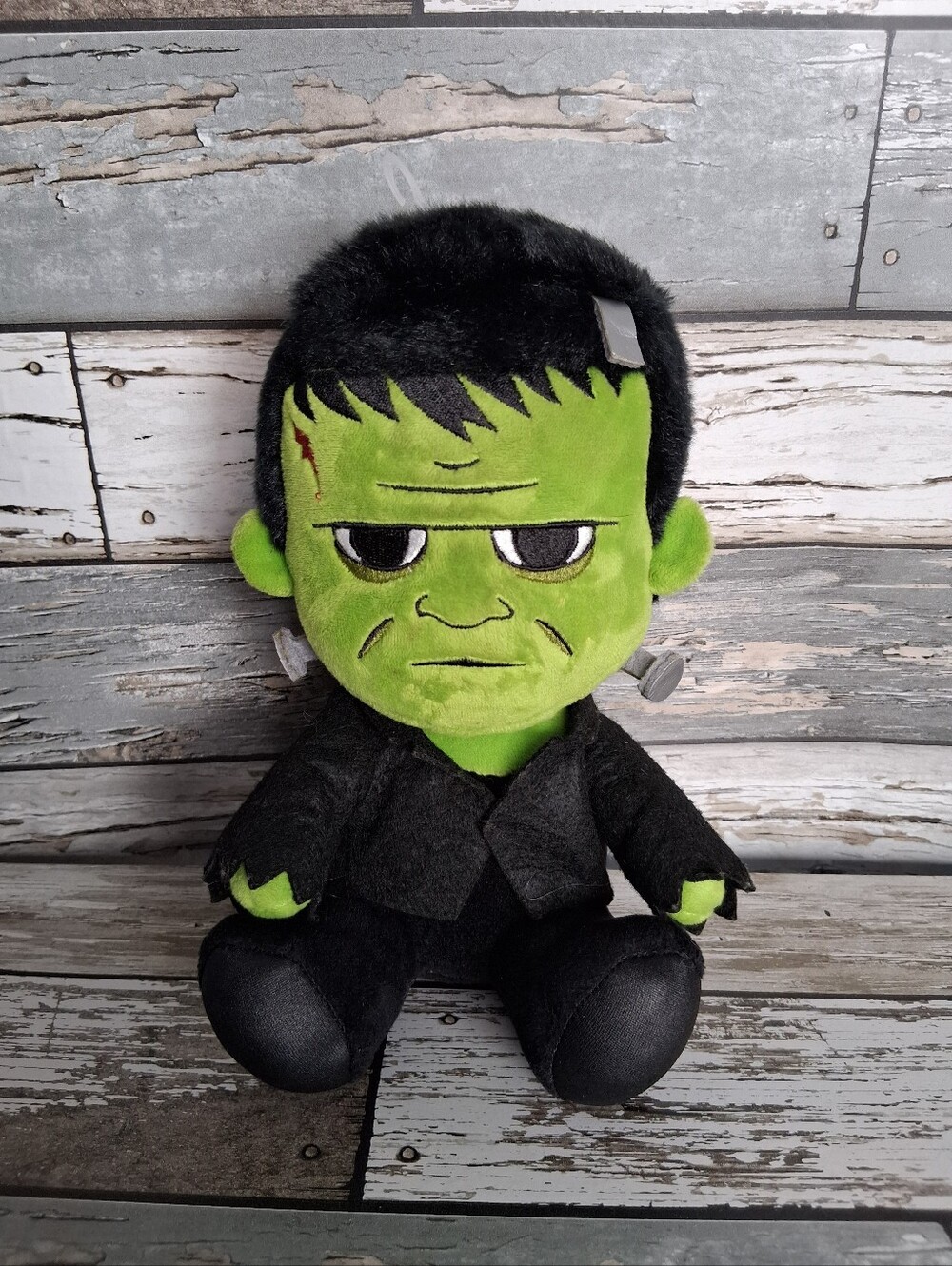 Green Frankenstein Plush Toy - Soft Monster Stuffed Animal